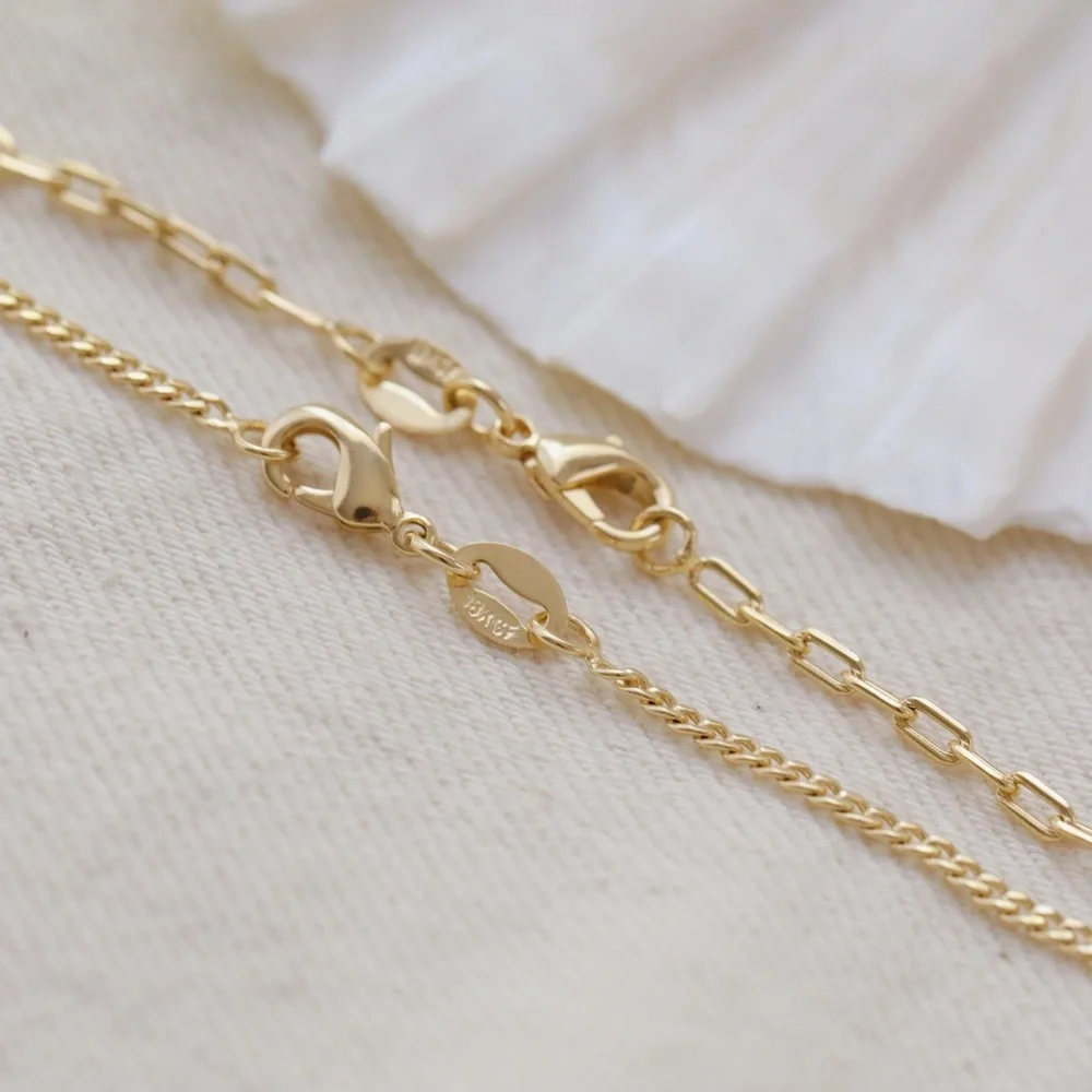 Dainty Gold Chain | 18k Gold Filled - Picture 9 of 10